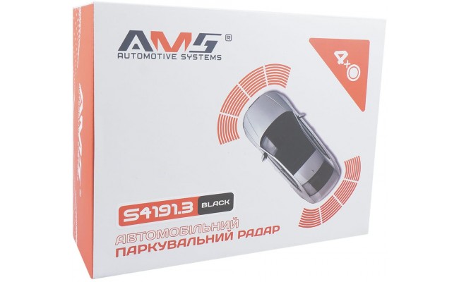 Паркувальний радар AMS S4191.3 Black