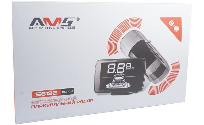 Паркувальний радар AMS S8192 Black