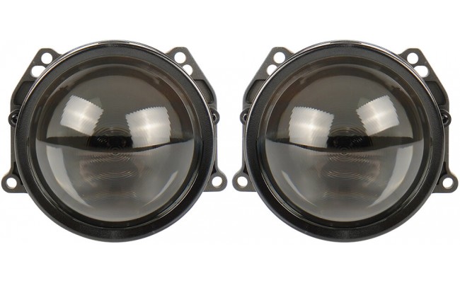 Автомобильные светодиодные (LED) линзы AMS ORIGINAL A9 5000K Matt Glass 3.0 F/R