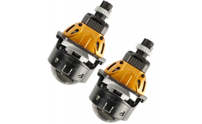 Автомобильные светодиодные (LED) линзы AMS ORIGINAL A9 5000K Matt Glass 3.0 F/R