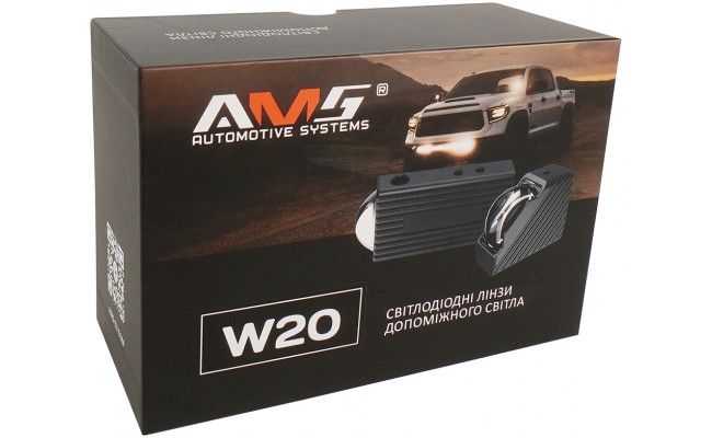 Світлодіодні LED лінзи додаткового світла AMS W20