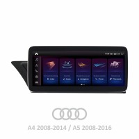 Штатная магнитола AMS Audi A4 2008-2014 / A5 2008-2016 MMI 3G 4+64Gb 10.25"