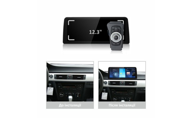 Штатная магнитола AMS BMW 3-Series E90/E91/E92/E93/M3 2005-2012 4+64Gb 12.3"