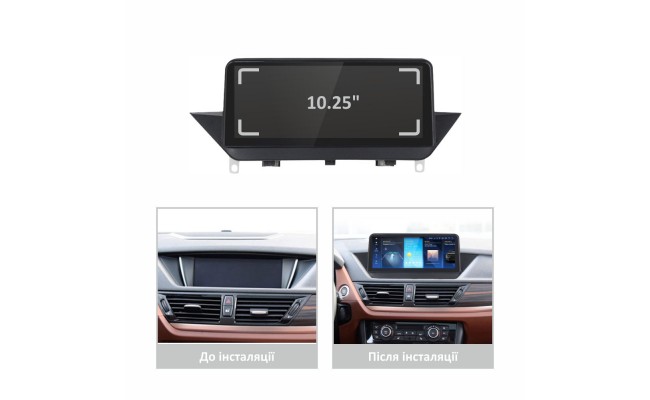 Штатная магнитола AMS BMW X1 E84 2009-2015 With orginalscreen/Original CIC System 4+64Gb 10.25"