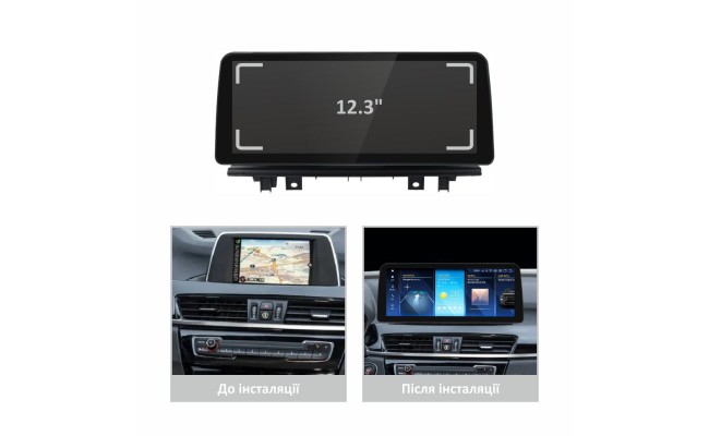 Штатная магнитола AMS BMW X1 F48 2016-2017 Original NBT System 4+64Gb 12.3"
