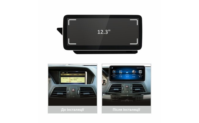 Штатна магнітола AMS Mercedes-Benz E-Class W207 NTG 5.0 2015 4+64Gb 12.3"